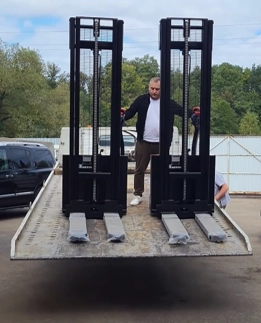 Тест-драйв складской техники на нашем складе в Батайске